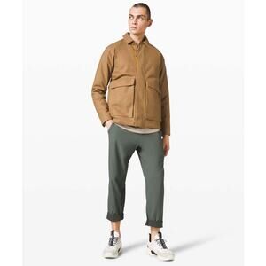 Lululemon Men's Diffract Jacket Wool Heathered Cavalry Tan XL NEW Parka Down